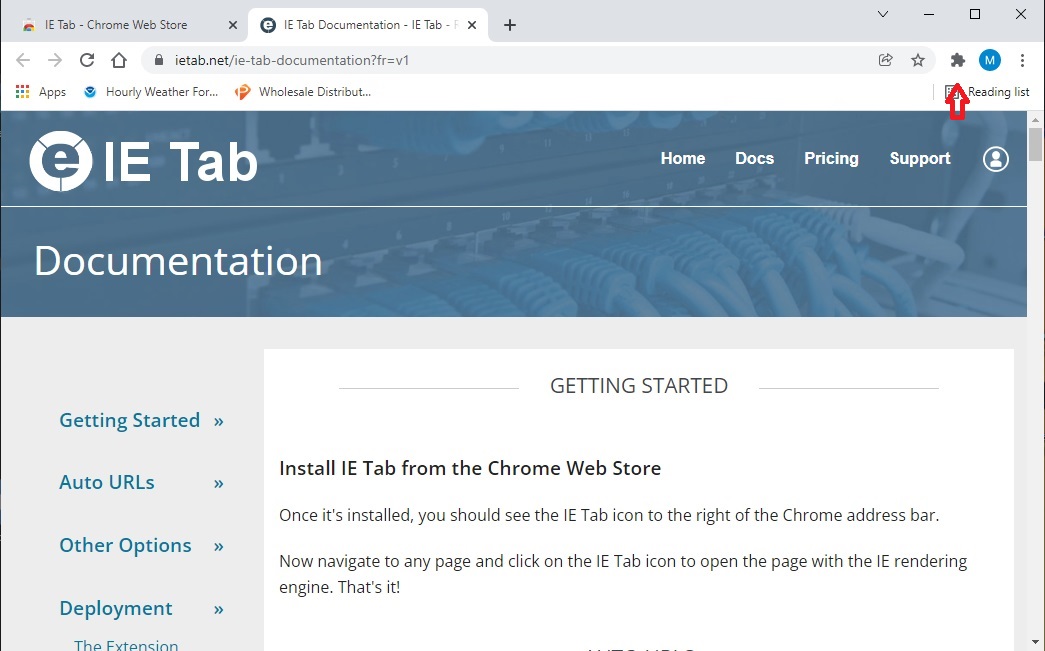 Installing Ie Tab In Chrome 0195